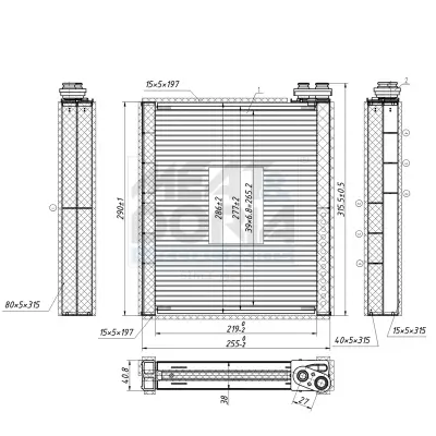 Verdampfer, Klimaanlage MEAT & DORIA 997089