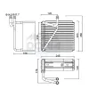 Verdampfer, Klimaanlage MEAT & DORIA 997093