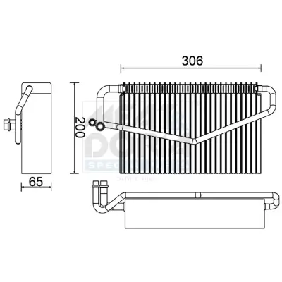 Verdampfer, Klimaanlage MEAT & DORIA 997094