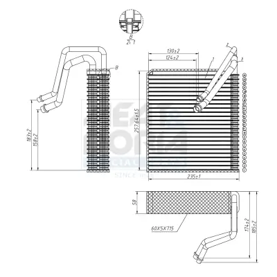 Verdampfer, Klimaanlage MEAT & DORIA 997098