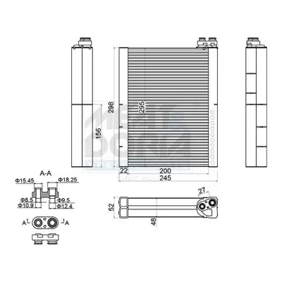 Verdampfer, Klimaanlage MEAT & DORIA 997106