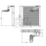 Verdampfer, Klimaanlage MEAT & DORIA 997113