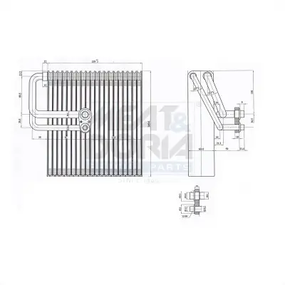 Verdampfer, Klimaanlage MEAT & DORIA 997129