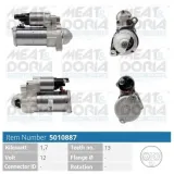 Starter 12 V 1,7 kW MEAT & DORIA 5010887