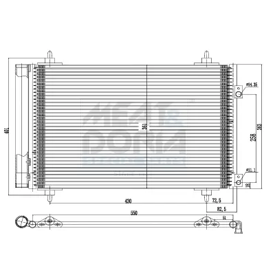 Kondensator, Klimaanlage MEAT & DORIA 991009