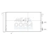 Kondensator, Klimaanlage MEAT & DORIA 991016