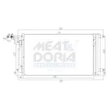 Kondensator, Klimaanlage MEAT & DORIA 991034