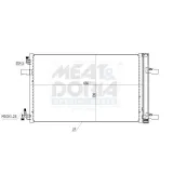 Kondensator, Klimaanlage MEAT & DORIA 991061