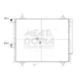 Sensor, Raddrehzahl Hinterachse rechts Hinterachse links MEAT & DORIA 90231