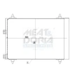 Kondensator, Klimaanlage MEAT & DORIA 991075