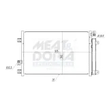 Kondensator, Klimaanlage MEAT & DORIA 991082
