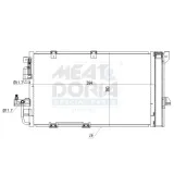 Kondensator, Klimaanlage MEAT & DORIA 991088