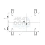Kondensator, Klimaanlage MEAT & DORIA 991090
