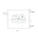 Kondensator, Klimaanlage MEAT & DORIA 991094