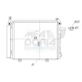 Kondensator, Klimaanlage MEAT & DORIA 991114