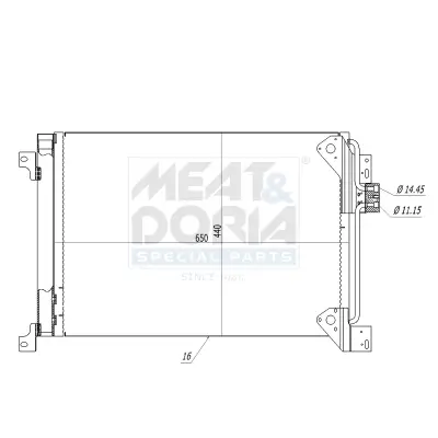 Sensor, Raddrehzahl Vorderachse rechts Vorderachse rechts MEAT & DORIA 90846