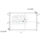 Kondensator, Klimaanlage MEAT & DORIA 991133