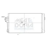 Kondensator, Klimaanlage MEAT & DORIA 991146