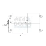 Kondensator, Klimaanlage MEAT & DORIA 991149