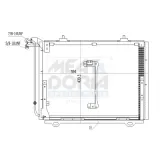 Sensor, Abgastemperatur MEAT & DORIA 11928E