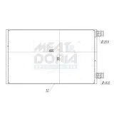 Kondensator, Klimaanlage MEAT & DORIA 991154