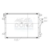 Kondensator, Klimaanlage MEAT & DORIA 991189