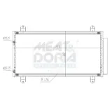 Kondensator, Klimaanlage MEAT & DORIA 991199
