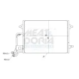 Kondensator, Klimaanlage MEAT & DORIA 991222