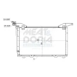 Kondensator, Klimaanlage MEAT & DORIA 991233