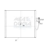 Kondensator, Klimaanlage MEAT & DORIA 991241