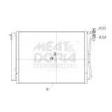 Kondensator, Klimaanlage MEAT & DORIA 991243