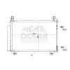 Kondensator, Klimaanlage MEAT & DORIA 991268