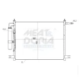 Kondensator, Klimaanlage MEAT & DORIA 991270