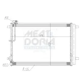 Kondensator, Klimaanlage MEAT & DORIA 991274