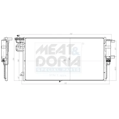 Sensor, Einparkhilfe vorne MEAT & DORIA 94500 Bild Sensor, Einparkhilfe vorne MEAT & DORIA 94500