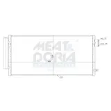Kondensator, Klimaanlage MEAT & DORIA 991284