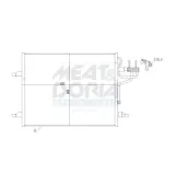 Kondensator, Klimaanlage MEAT & DORIA 991292