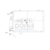 Kondensator, Klimaanlage MEAT & DORIA 991293