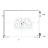 Thermostat, Kühlmittel MEAT & DORIA 92125
