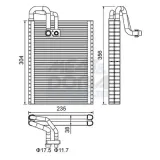 Verdampfer, Klimaanlage MEAT & DORIA 997142