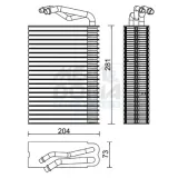 Verdampfer, Klimaanlage MEAT & DORIA 997143