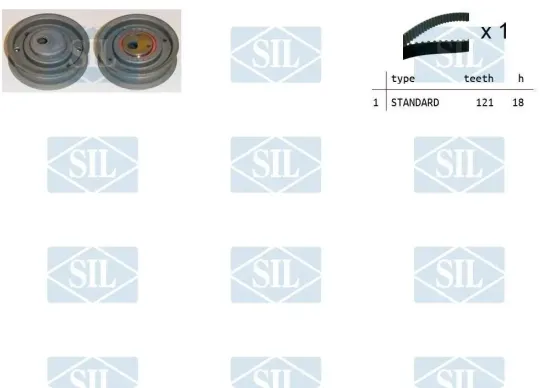 Zahnriemensatz Saleri SIL TK1008 Bild Zahnriemensatz Saleri SIL TK1008