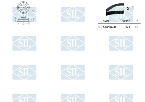 Zahnriemensatz Saleri SIL TK1008 Bild Zahnriemensatz Saleri SIL TK1008