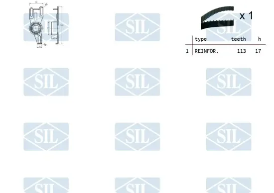 Zahnriemensatz Saleri SIL TK1169 Bild Zahnriemensatz Saleri SIL TK1169