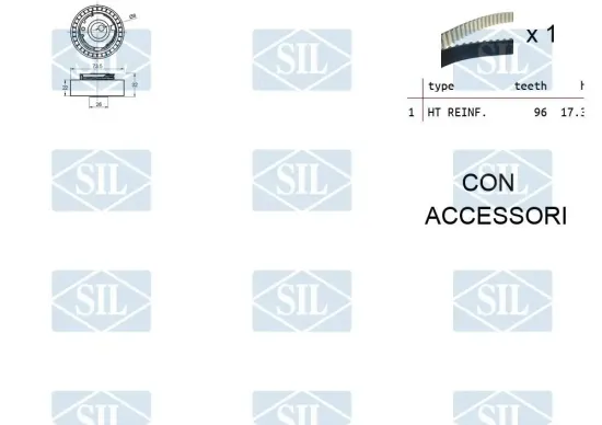 Zahnriemensatz Saleri SIL TK1340 Bild Zahnriemensatz Saleri SIL TK1340
