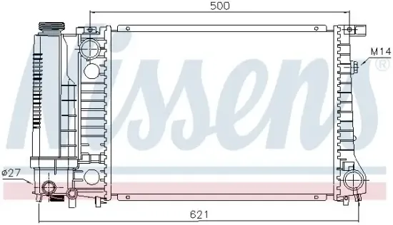 Kühler, Motorkühlung AVA QUALITY COOLING BW2101 Bild Kühler, Motorkühlung AVA QUALITY COOLING BW2101