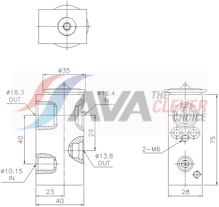 Expansionsventil, Klimaanlage AVA QUALITY COOLING FT1491