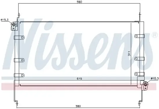 Kondensator, Klimaanlage AVA QUALITY COOLING FTA5127 Bild Kondensator, Klimaanlage AVA QUALITY COOLING FTA5127