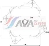 Ölkühler, Motoröl AVA QUALITY COOLING HD3343