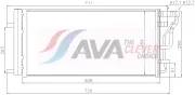 Kondensator, Klimaanlage AVA QUALITY COOLING KA5355D